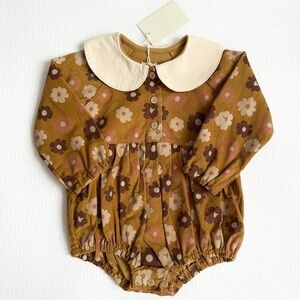 NWT Wild Wawa Floral Bubble Romper